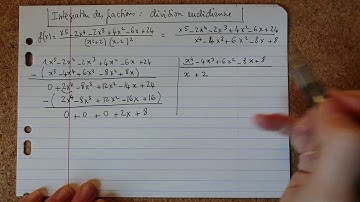 Division euclidienne de polynômes pour intégrer une fraction L1 Analyse Calcul d