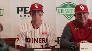 Post-game press conference with OU coach Skip Johnson