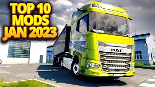 Top 10 Mods For ETS2 1.46 - JANUARY 2023 (Season 1) | ETS2 1.46 MODS Top 10 Mods For ETS2 1.46 - JANUARY 2023 (Season 1) | ETS2 1.46 MODS