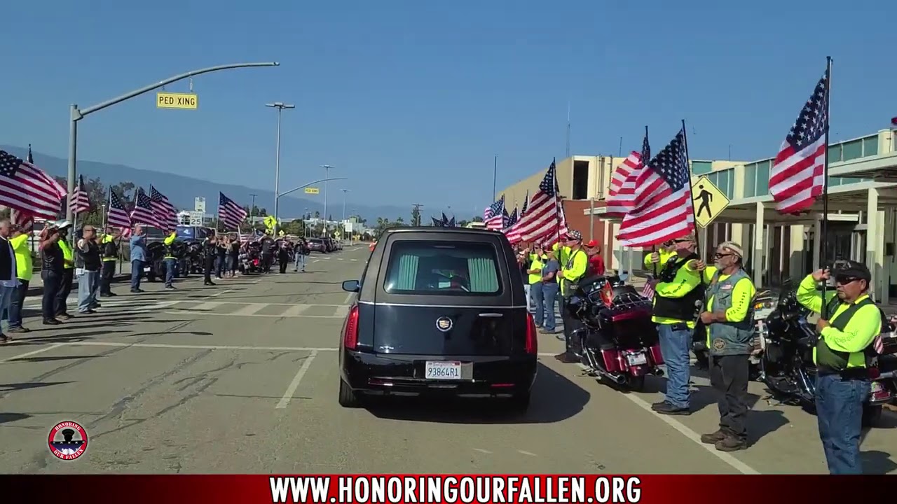 Cpl Cesar Villanueva Angel Flight & Military Honors