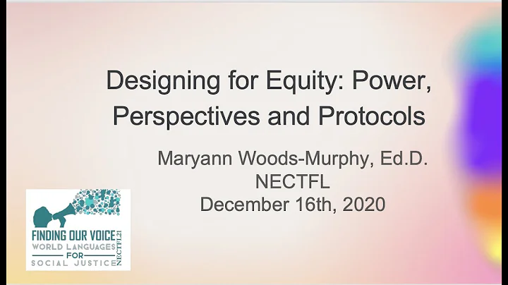 Designing for Equity, Power, Perspectives and Protocols