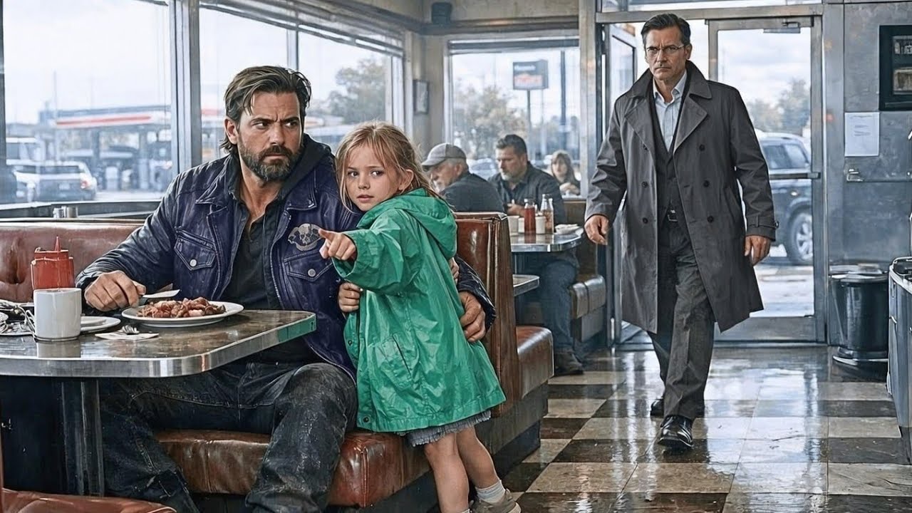 Furchteinflößender Biker, weinendes Mädchen – dann kam die Überraschung