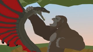 Titanus Nozuki vs Kong  |  EPIC BATTLE  |  Pivot Animation