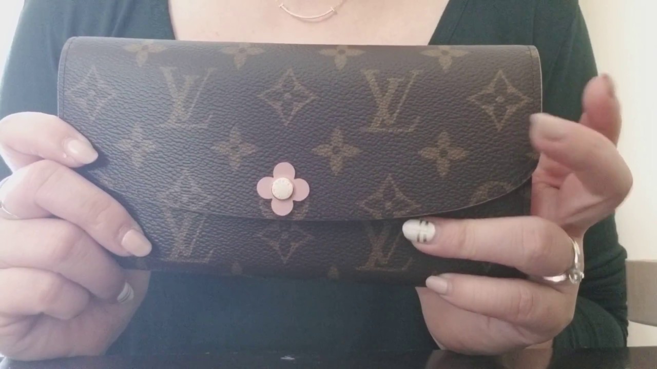 Louis Vuitton EMILIE BLOOM wallet First Impression - YouTube