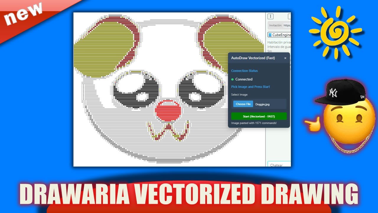 VECTORIZED AUTO-DRAWING Script ! 🌞 | Drawaria online hack - The fast ...