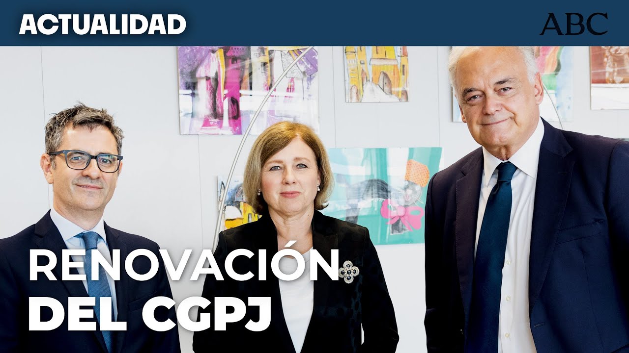PP y PSOE firman el acuerdo de renovación del CGPJ - YouTube