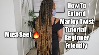 Long Marley Twist &amp; How To Extend Them | Two Strand Twists