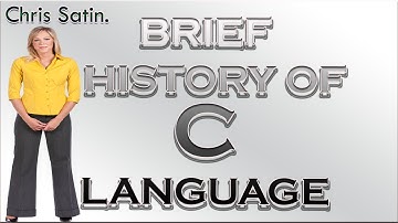 Brief History of the C Programming Language (Simple English/ Subtitle)