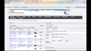 Constants - An e.RIS Quick Start Guide Video