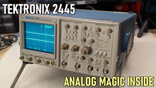 Tektronix 2445: My first vintage oscilloscope repair attempt