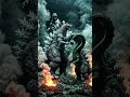 Godzilla aur sea monster fight #lifeisbutadream