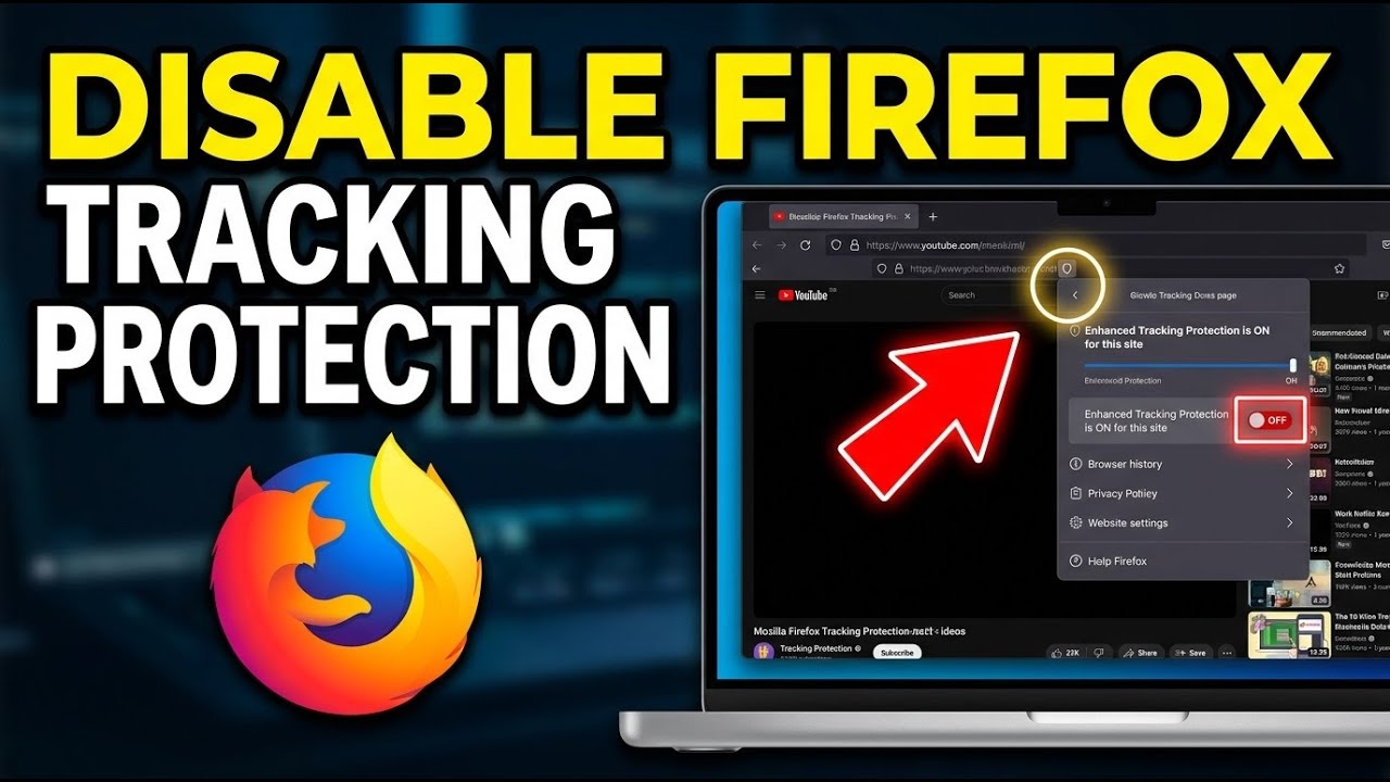 How to disable Firefox Enhanced Tracking Protection for specific sites ...
