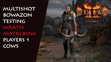 Physical Bowazon Series: Wrath Matriarchal Bow, P1 Cows - Diablo 2 Resurrected