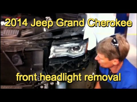 2014 Jeep Grand Cherokee headlamp assembly replacement