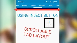 Scrollable Tablayout with viewpager [Part2]