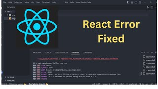 React Error Fixed Vs Code React Error Fix In 2 Minutes React App Not Opening Amrood