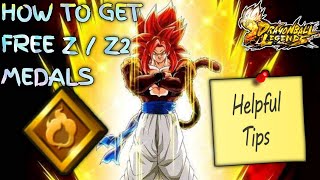 How to Get FREE Z / Z2 MEDALS | Dragon Ball Legends