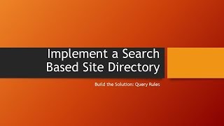 Search Based Site Directory: Part 5