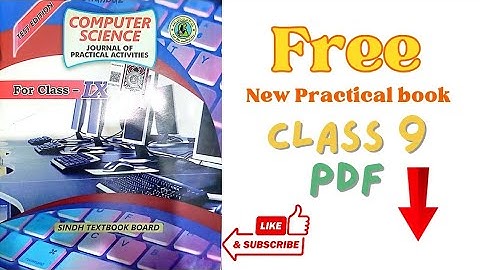 New computer science | class IX |  practical book | Sindh board | pdf | free download |
