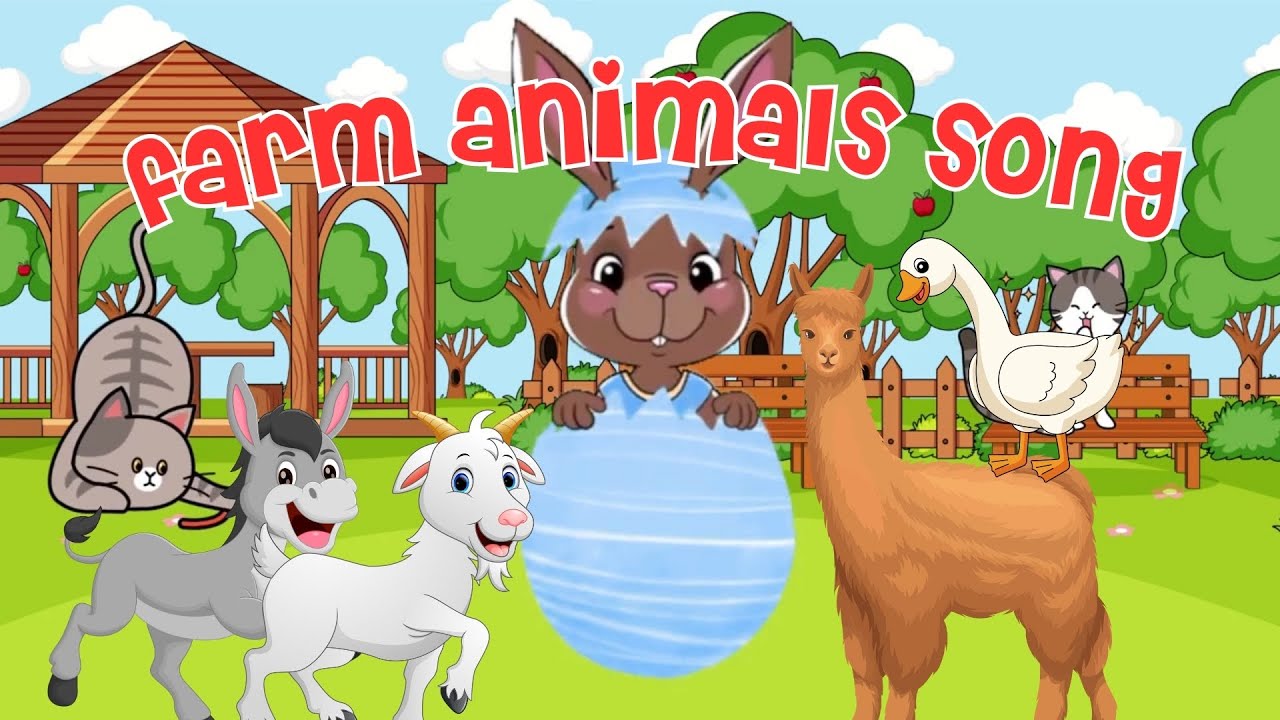 Farm Animal Sounds Song - Educational songs for kids | SiSi Kids TV
