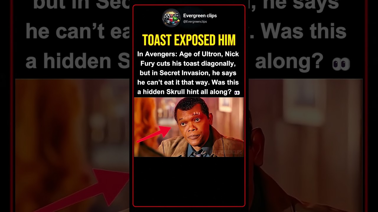 Was Nick Fury Secretly a Skrull in Age of Ultron? #movie