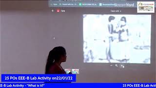 25 POs I EEE-B Lab Activity on (22/01/2022)