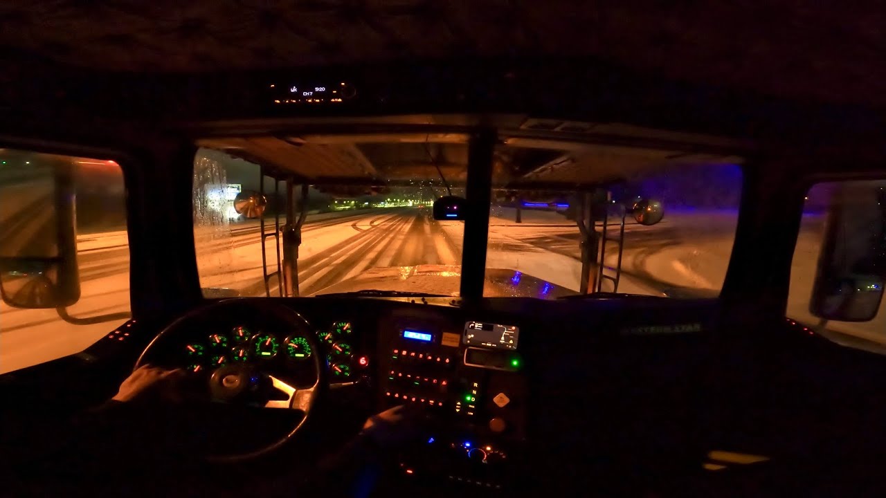 Cozy Night Snow Drive ASMR ❄️ 1.5 Hours of Peaceful Winter Driving