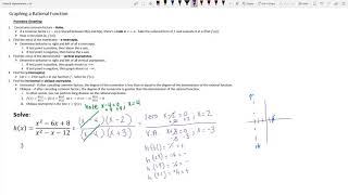3 6 Graphing Rational Functions   example 1