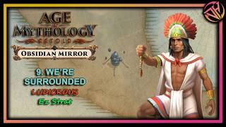 We're Surrounded - Easy Strat | AoM:R - Obsidian Mirror Campaign Walkthrough Part 9 (Ludicrous)