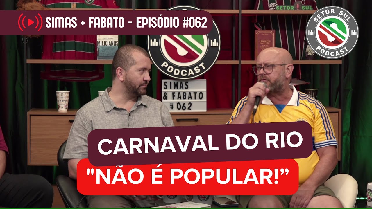 FÁBIO FABATO E LUIZ ANTONIO SIMAS FAZEM APELO POR MAIOR POPULARIZAÇÃO DO CARNAVAL DO RIO DE JANEIRO