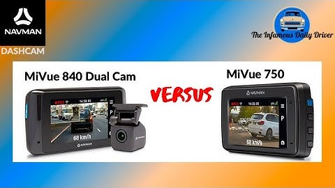 Video Comparison of the Navman MiVue750Wifi and MiVue840DC