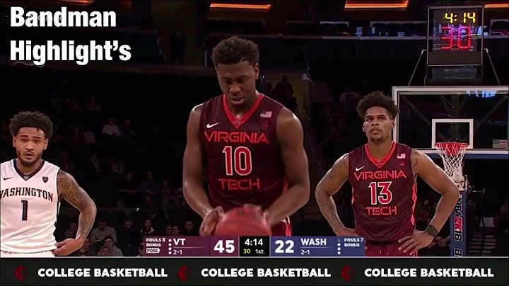 Justin Bibbs Virginia Tech vs Washington/ Highligh...