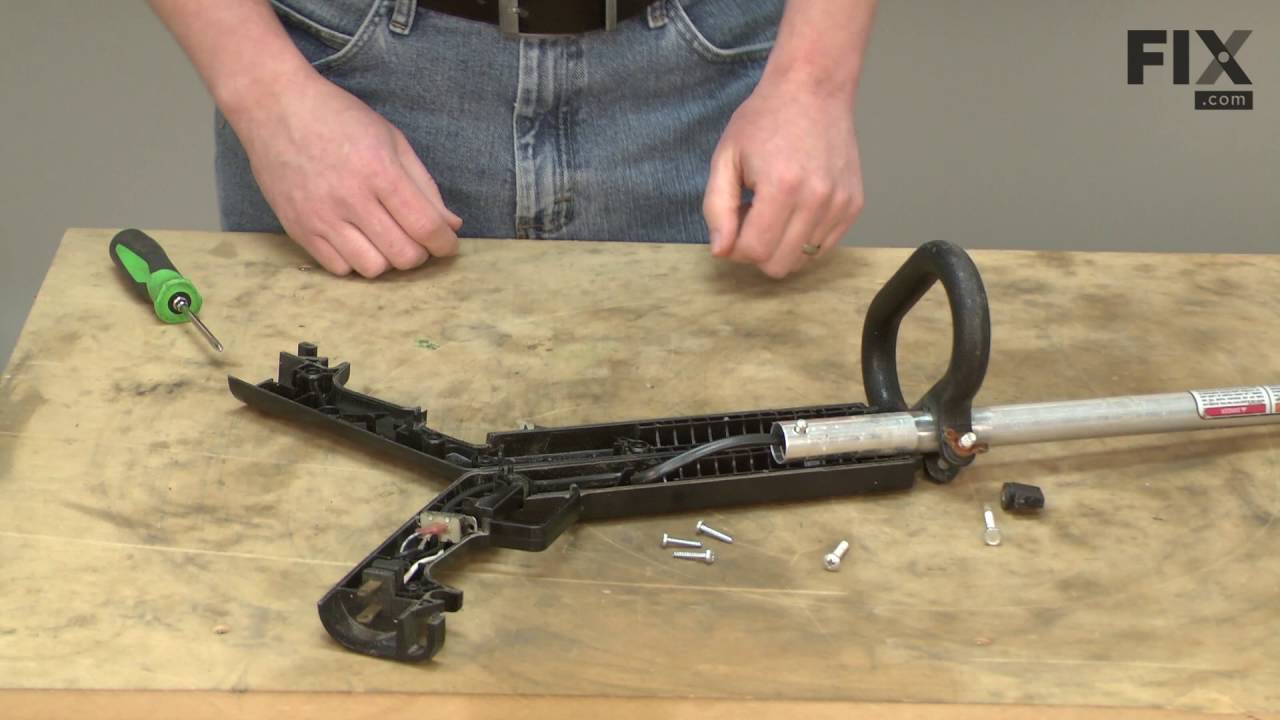 Weed Eater Trimmer Repair - How to Replace the On/Off Switch - YouTube