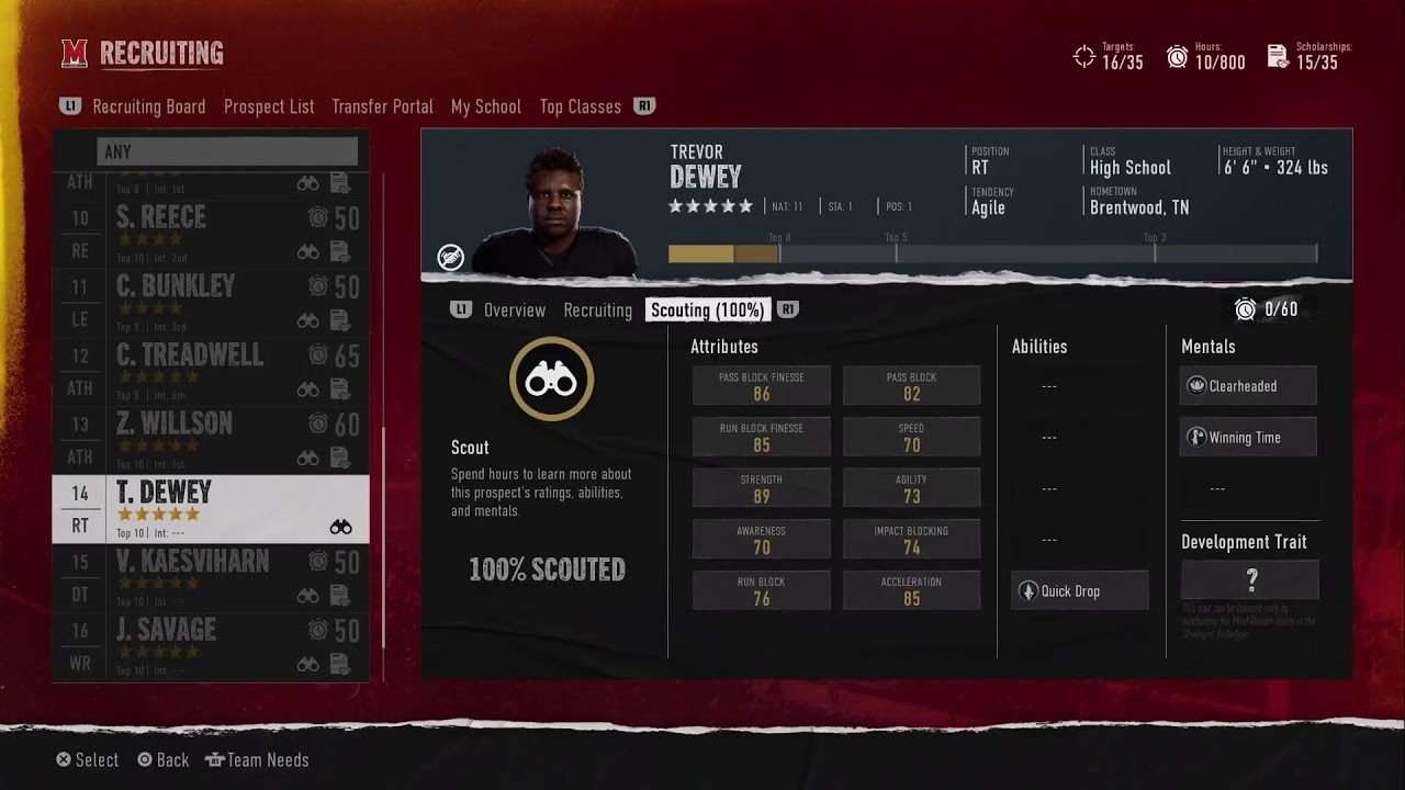 NCAA 27' GSPN+ Offseason (Terps)