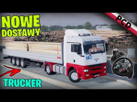 🌲New Deliveries with New Trailers on the Logitech Wheel with Shifter! - MAN TGA from the Event! |...