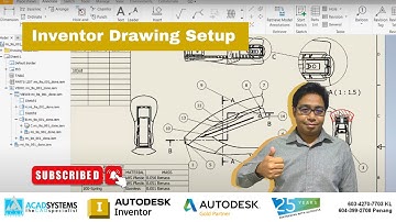 Inventor Drawing Setup