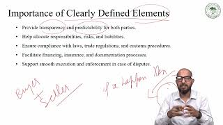 Lecture 18 - Key Elements of Export Contracts