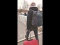 Собака встречает хозяина после долгой разлуки / the dog meets the owner after a long separation