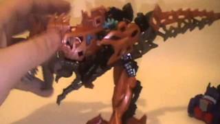 Transformers construct bots Optimus prime and Grimlock