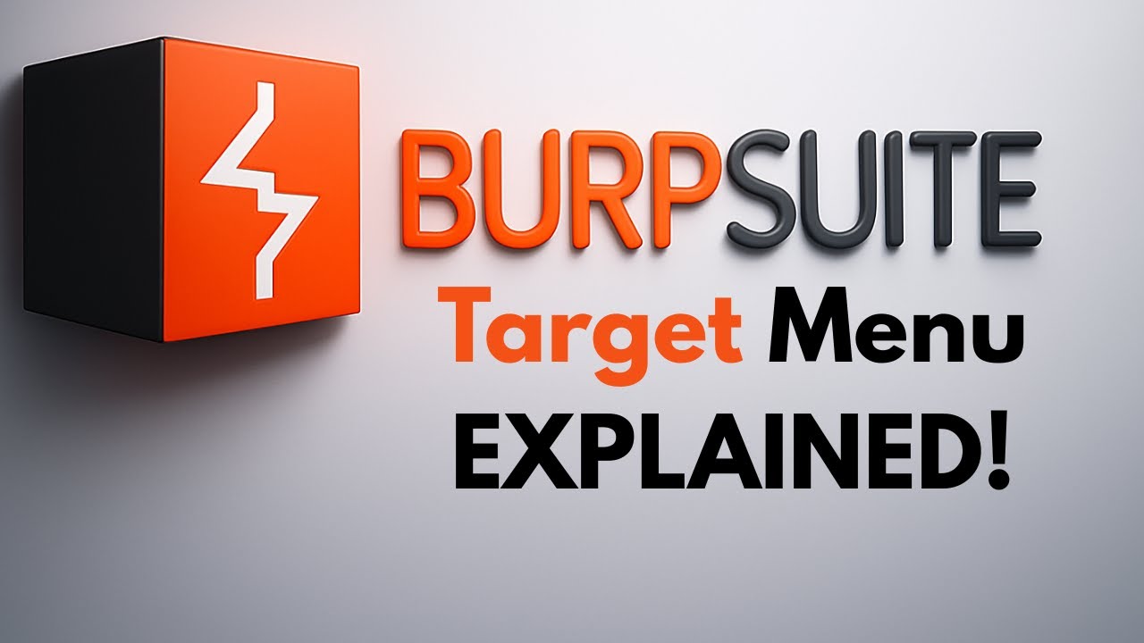 Урок 03 — Объяснение целевого меню Burp Suite | Полное руководство для начинающих
