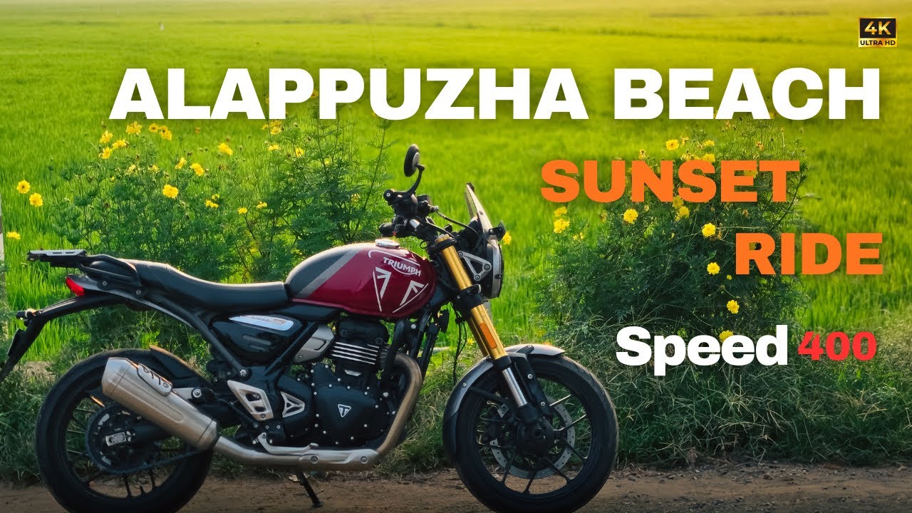 Alappuzha Beach Sunset Kerala Ride | Speed 400 | പ്ലാൻ ഇല്ല, വൈബ് മാത്രം