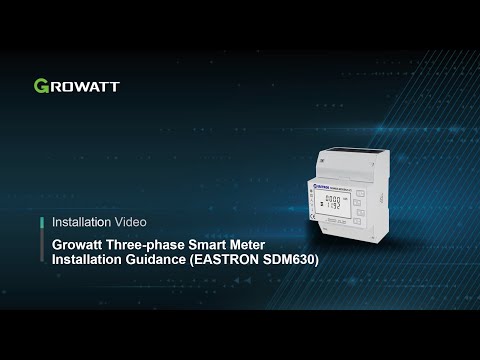 Growatt Three-phase smart meter installation guidance (EASTRON SDM630)