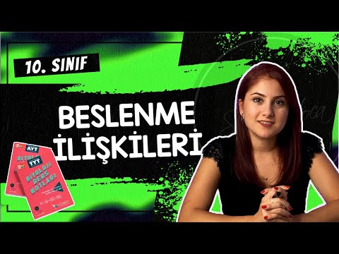 16) EKOLOJİ 2 - BESLENME İLİŞKİLERİ | 10. SINIF | TYT BİYOLOJİ DERS NOTLARI | 2024