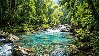 🔴 LIVE: Crystal Clear Jungle River 🌿 Relaxing Nature Sounds for Deep Sleep, Study & Meditation