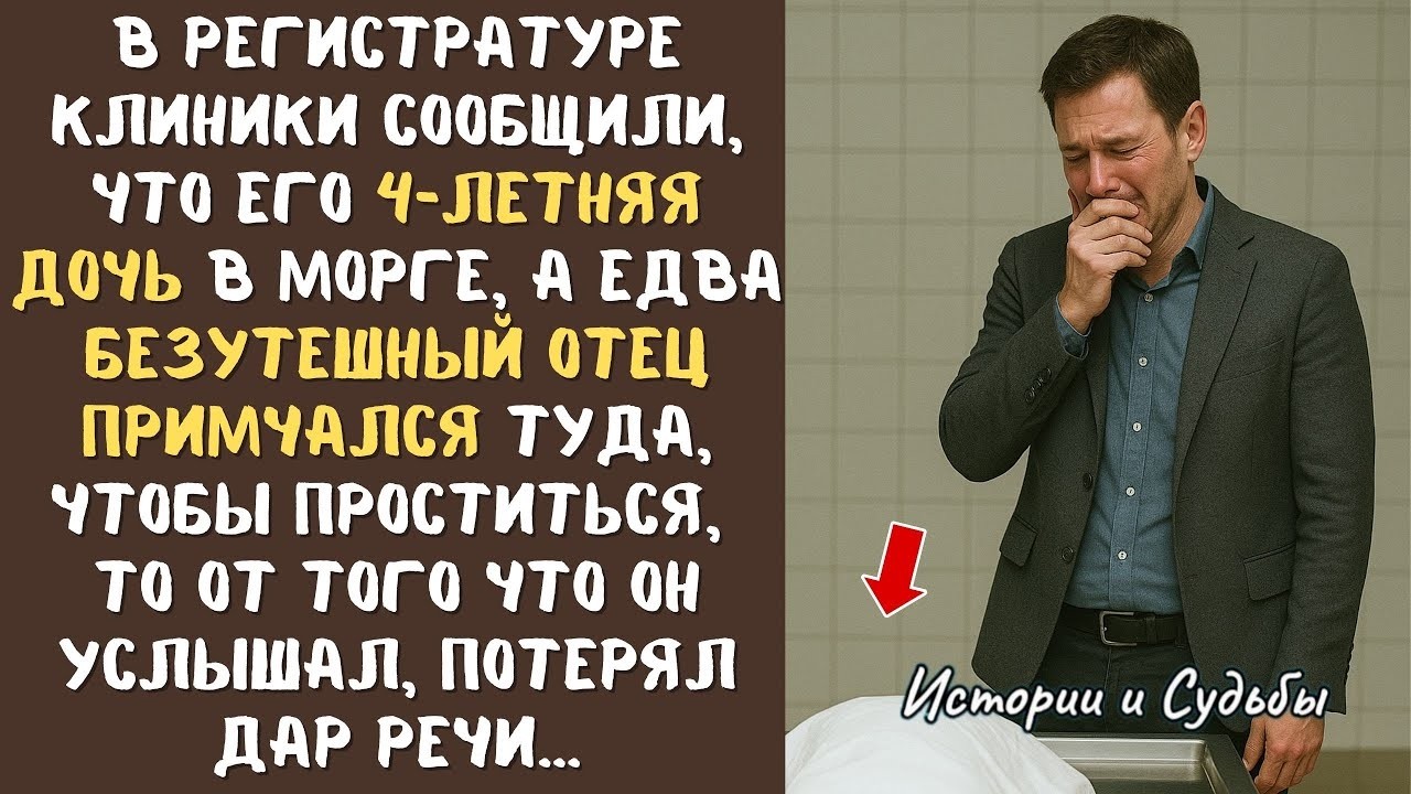 В регистратуре ОТЦУ сообщили, что его ДОЧЬ в морге, а едва он примчался туда, то услышал...