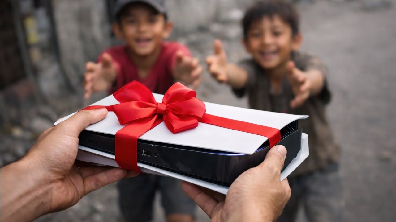 ¡Le REGALÉ una CONSOLA a niños de la CALLE! 😭 ¿Les cumplimos un SUEÑO?