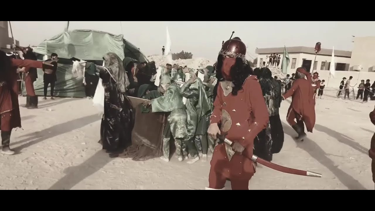 (تشابيه دخول سبايا الامام الحسين إلى الشام)موكب وحسينيه أبناء الامام موسى بن جعفر.ع.