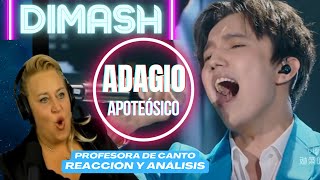 😲​🔝​ DIMASH ADAGIO | Vocal Coach reaction and analysis | APOTHEOSIC AND INCREDIBLE, TOTAL CLIMAX!