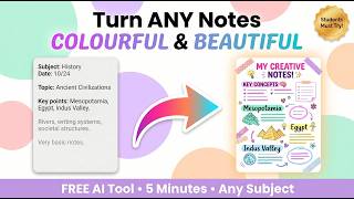 Turn Boring Notes Into BEAUTIFUL Slides Using AI ✨
