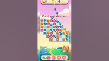 Candy Valley - Sweet Match 3 - Level 3 gameplay cute match 3 logic puzzle casual game walkthrough
